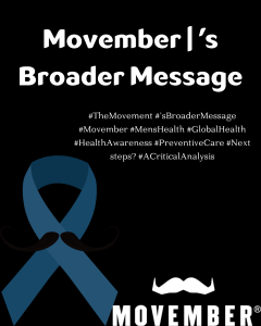 Movember Broader Message Mens Health Smith Clinic